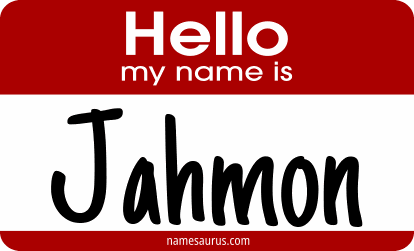 Hello my name is Jahmon png download