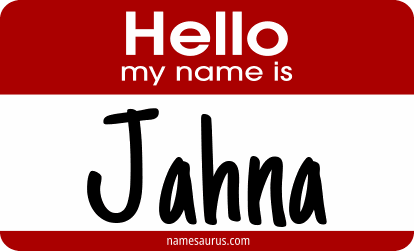 Hello my name is Jahna png download