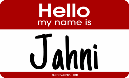 Hello my name is Jahni png download