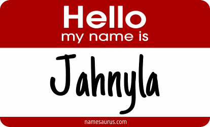 Hello my name is Jahnyla png download