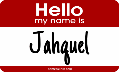 Hello my name is Jahquel png download