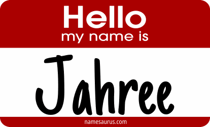Hello my name is Jahree png download