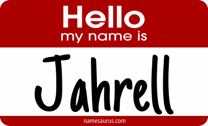 Hello my name is Jahrell png download