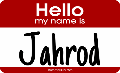Hello my name is Jahrod png download