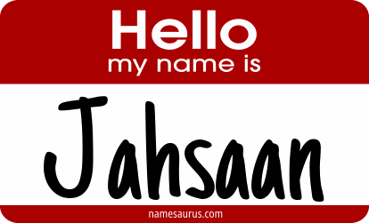 Hello my name is Jahsaan png download