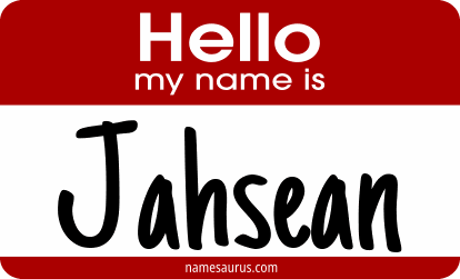 Hello my name is Jahsean png download