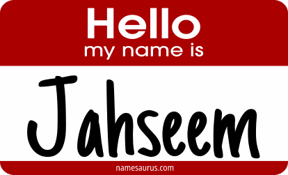 Hello my name is Jahseem png download