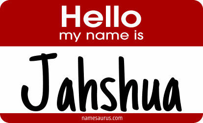 Hello my name is Jahshua png download