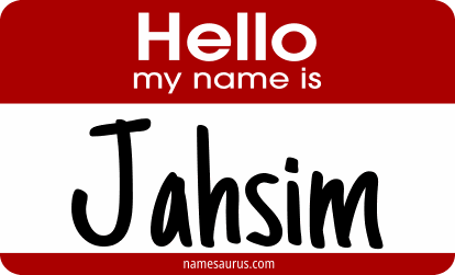Hello my name is Jahsim png download