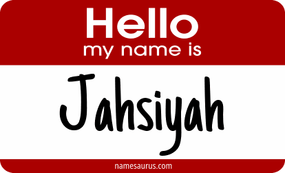 Hello my name is Jahsiyah png download