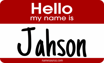 Hello my name is Jahson png download