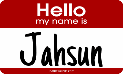 Hello my name is Jahsun png download
