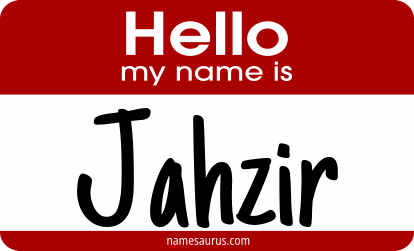 Hello my name is Jahzir png download