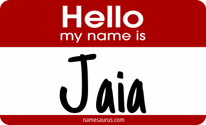 Hello my name is Jaia png download