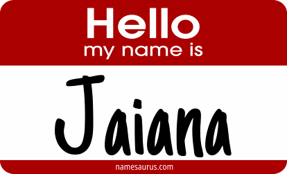 Hello my name is Jaiana png download
