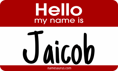 Hello my name is Jaicob png download