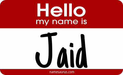 Hello my name is Jaid png download