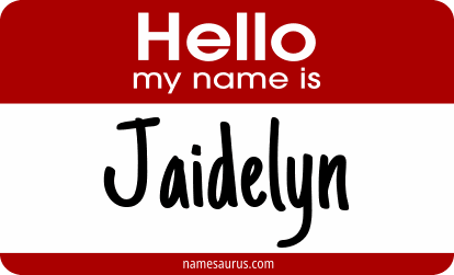Hello my name is Jaidelyn png download