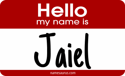 Hello my name is Jaiel png download