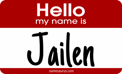 Hello my name is Jailen png download