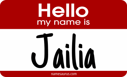 Hello my name is Jailia png download