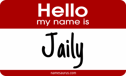 Hello my name is Jaily png download