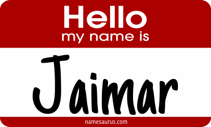 Hello my name is Jaimar png download