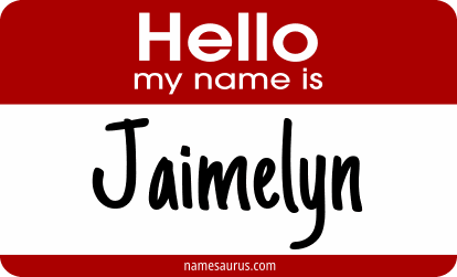 Hello my name is Jaimelyn png download