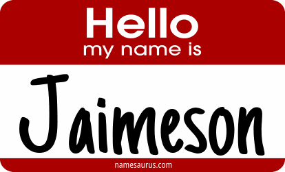 Hello my name is Jaimeson png download