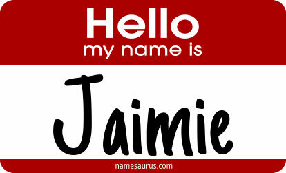 Hello my name is Jaimie png download