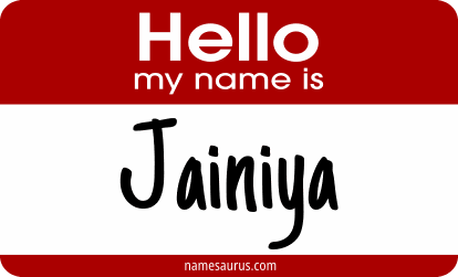 Hello my name is Jainiya png download