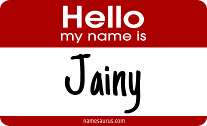 Hello my name is Jainy png download
