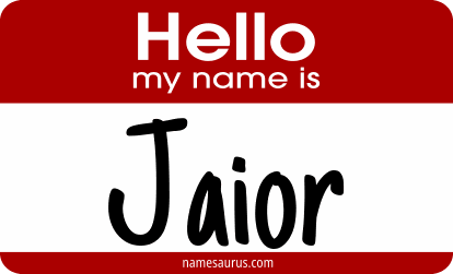 Hello my name is Jaior png download