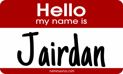 Hello my name is Jairdan png download