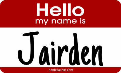 Hello my name is Jairden png download