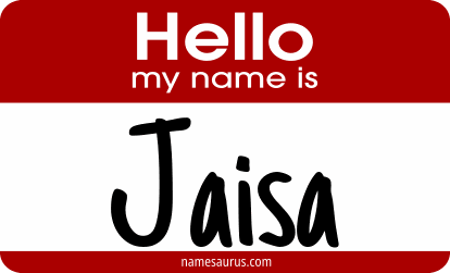 Hello my name is Jaisa png download