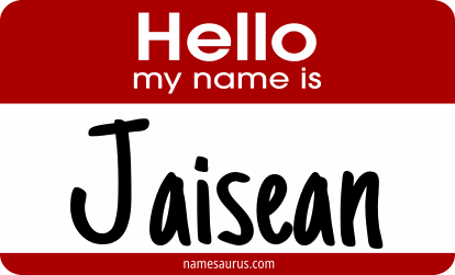 Hello my name is Jaisean png download