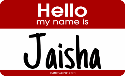 Hello my name is Jaisha png download