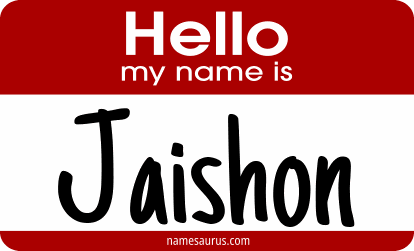 Hello my name is Jaishon png download