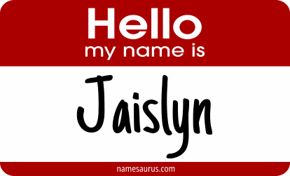 Hello my name is Jaislyn png download