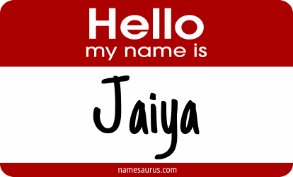 Hello my name is Jaiya png download