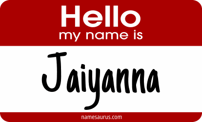 Hello my name is Jaiyanna png download