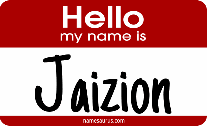 Hello my name is Jaizion png download