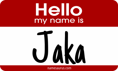 Hello my name is Jaka png download