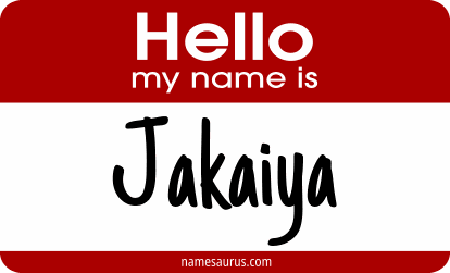 Hello my name is Jakaiya png download