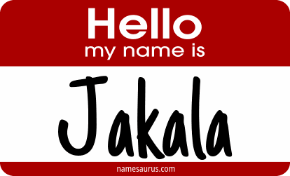 Hello my name is Jakala png download