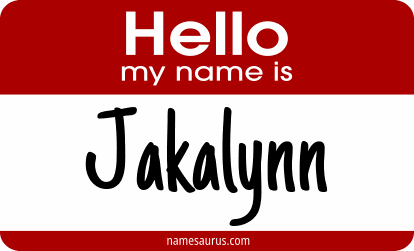 Hello my name is Jakalynn png download
