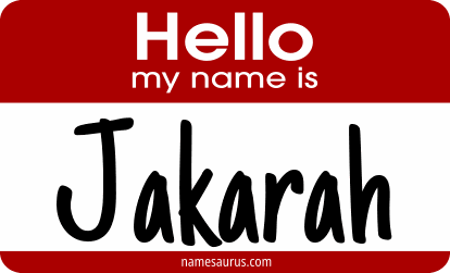 Hello my name is Jakarah png download