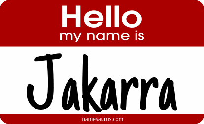 Hello my name is Jakarra png download