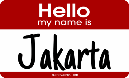 Hello my name is Jakarta png download